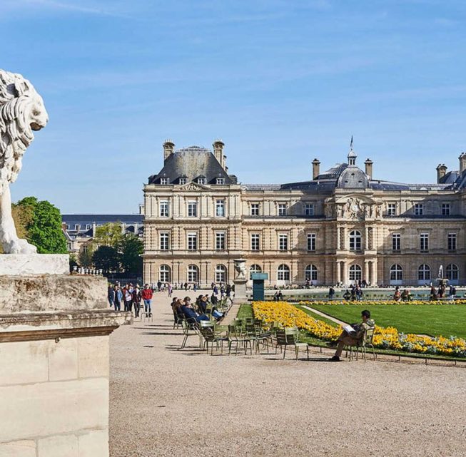 Jardins du luxembourg avec chaises - Hôtel de luxe Paris 6 – Hôtel Sainte-Beuve